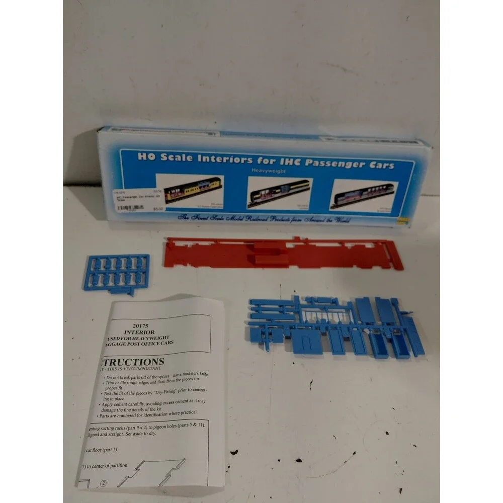 IHC 20175 HO Gauge Model Railroad Mail Car Interior Heavyweight Passenger w/Box